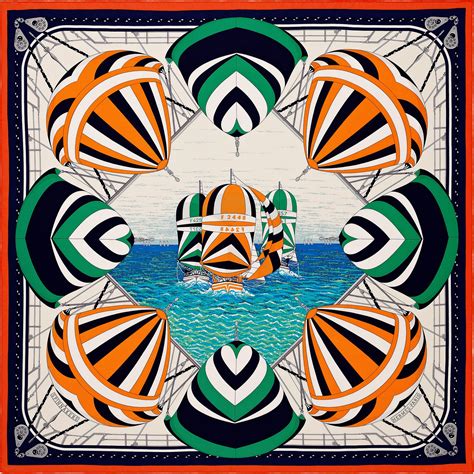 hermes spinnakers scarf|hermes bandanas for women.